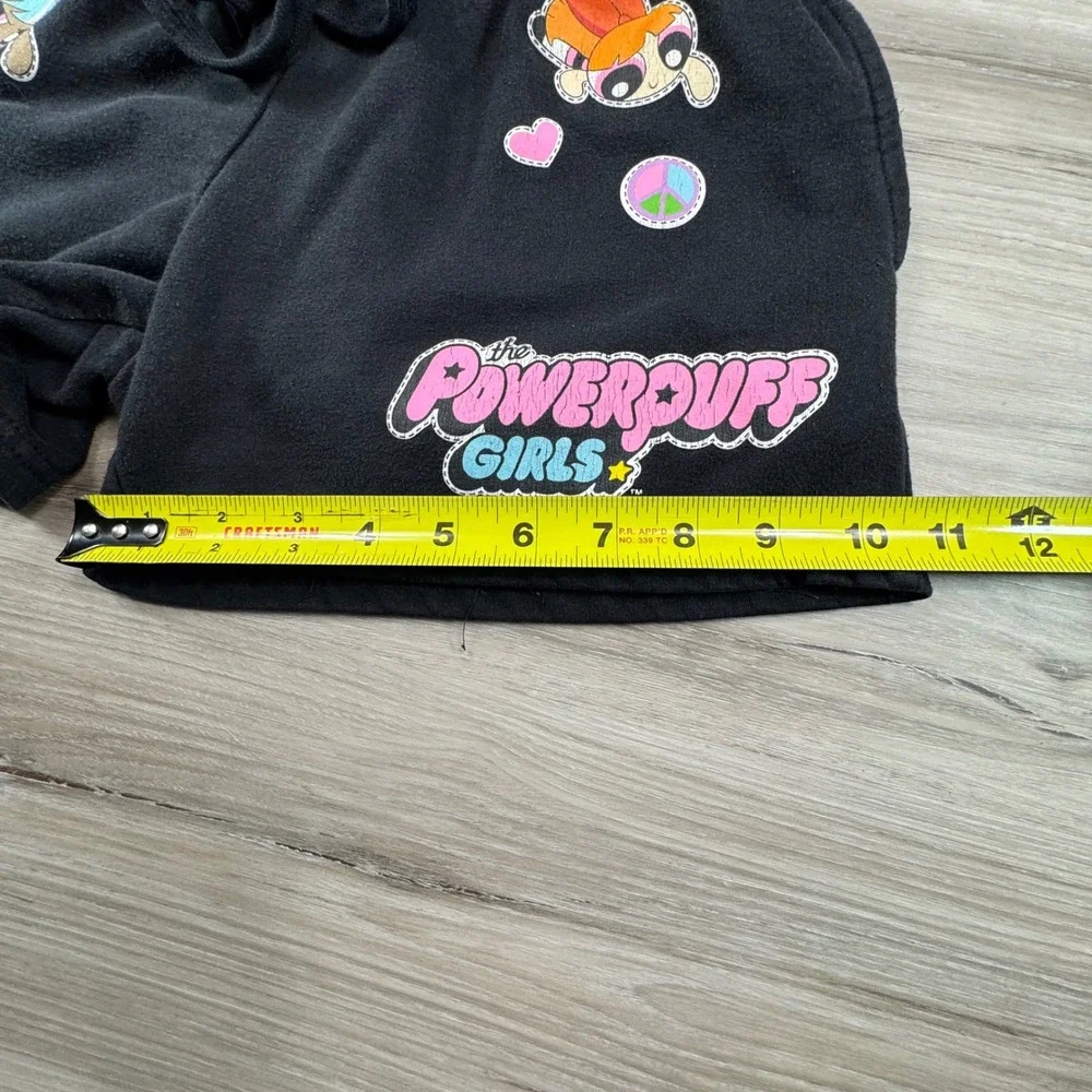 Cartoon Network Powerpuff Girls‎ Black Fleece Lounge Shorts Girls S